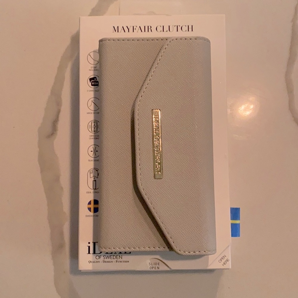 Iphone clutch. Fits iphone 8/7/6s. Brand new
